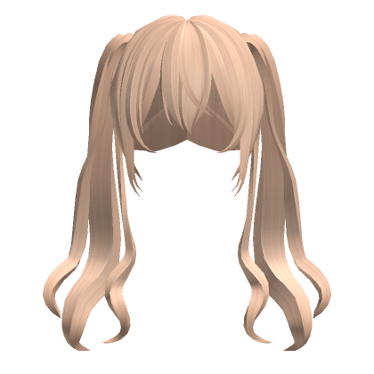 Anime Long Flowy Pigtails Blonde Roblox