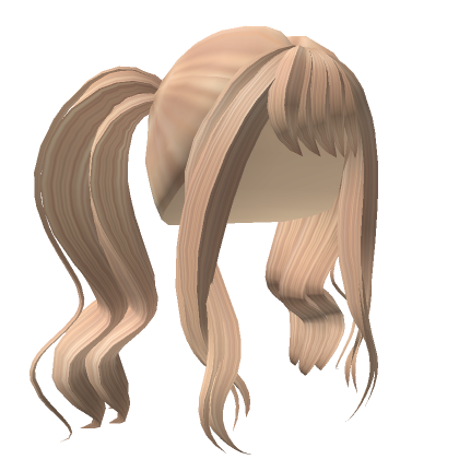 Blonde Long Ponytail Hair Roblox