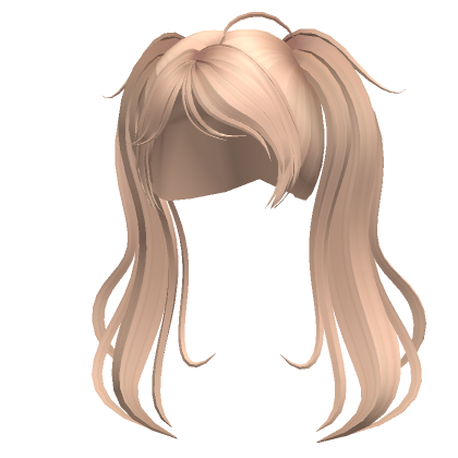 Blonde Kawaii Swirly Y2K Swoop Long Pigtails Roblox