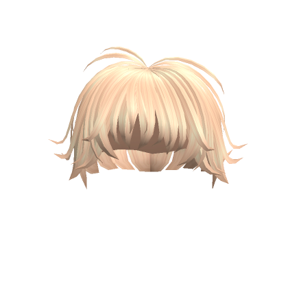 Blonde Messy Short Hair Roblox