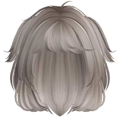 Short Layered Anime Hair W Bangs Ash Blonde Roblox