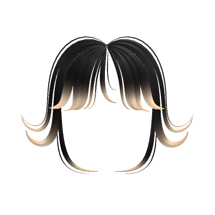 Black To Blonde Wolf Cut Bangs S Code Price RblxTrade