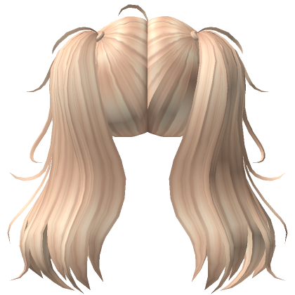 Long Flowy Pigtails Hair Blonde Roblox