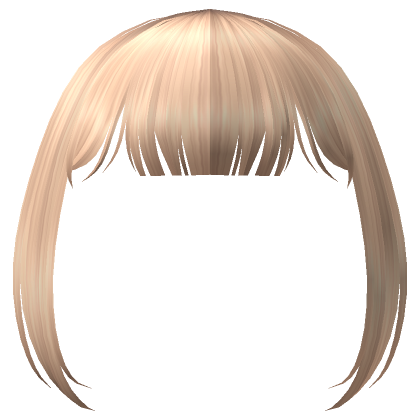 Basic Blunt Bangs In Blonde Roblox