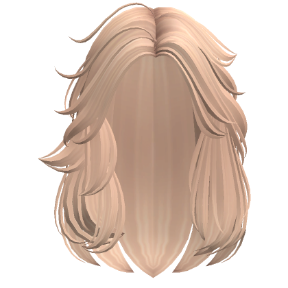 Messy Morning Layered Choppy Wolfcut Blonde Roblox