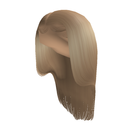 Middle Part Silk Press Blonde Roblox