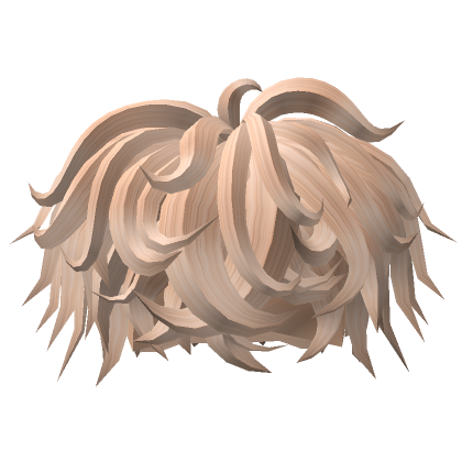 Messy Curly Blonde Hair Roblox