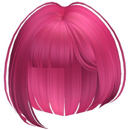 Hot Pink Cyber Y K Asymmetrical Bob Roblox