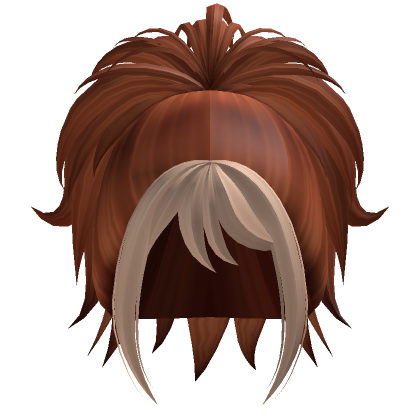 Messy Gyaru Anime Ponytail Ginger Blonde Roblox