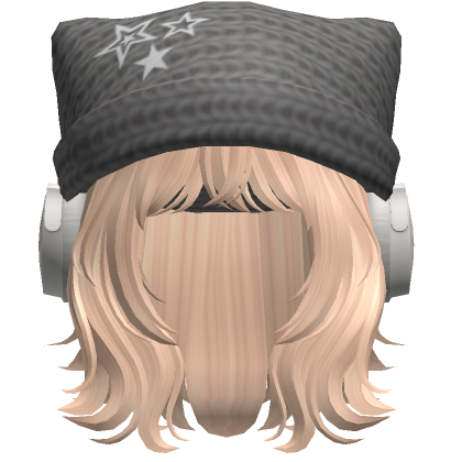 Y2K Layered Wolfcut In Blonde Roblox