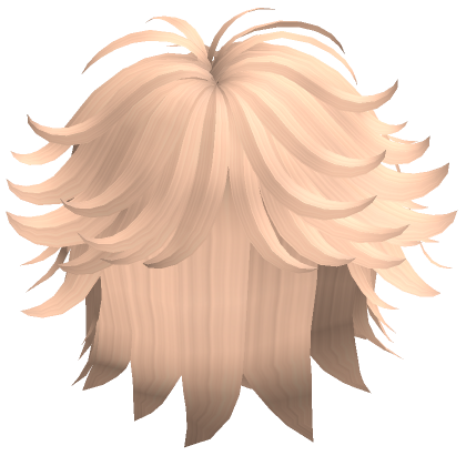 Messy Fluffy Blonde Hair Roblox