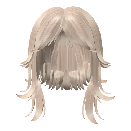 Messy Layered Wolfcut Blonde Roblox Item Rolimon S