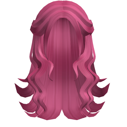 Wavy Lush Fairy Hair Hot Pink Roblox