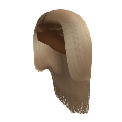 Middle Part Silk Press Blonde Roblox Item Rolimon S
