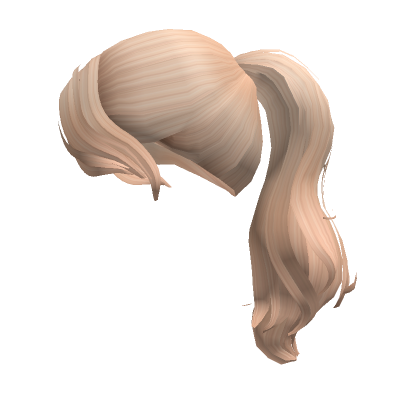 Simple Blonde Ponytail Roblox