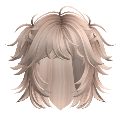 Platinum Blonde Fluffy Half Up Pigtails Roblox