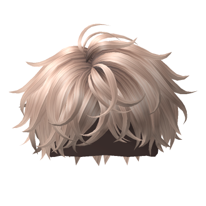 Messy Fluffy Hairstyle Platinum Blonde Roblox Item Rolimon S