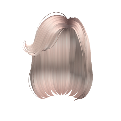 Straight Wavy With Bangs Platinum Blonde Roblox