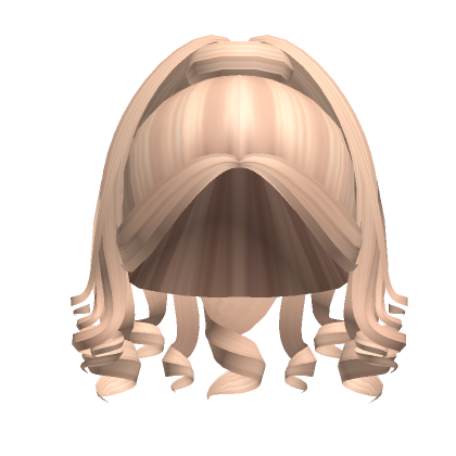 Voluminous Curly Prom Ponytail In Blonde Roblox
