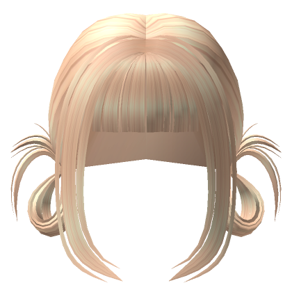 Blonde Soft Lazy Tied Pigtails Roblox