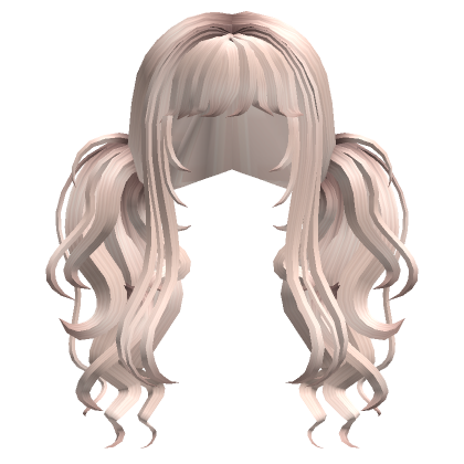 Lush Messy Cute Anime Pigtails Platinum Blonde Roblox