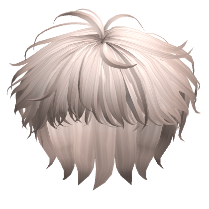 Long Anime Hair In Platinum Blonde Roblox