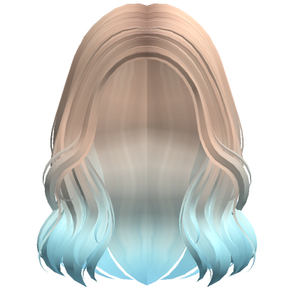 Short Wavy Autumn Girl Hair Blonde Blue Roblox