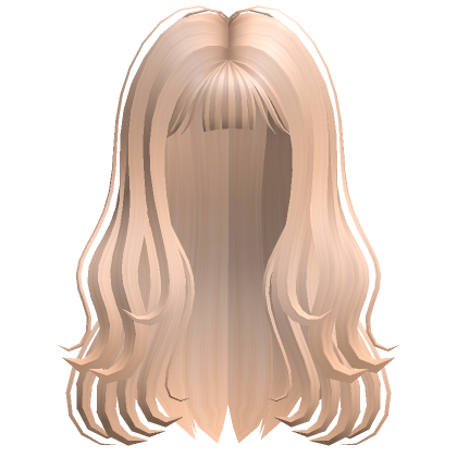 Long Wavy Hair Blonde Roblox