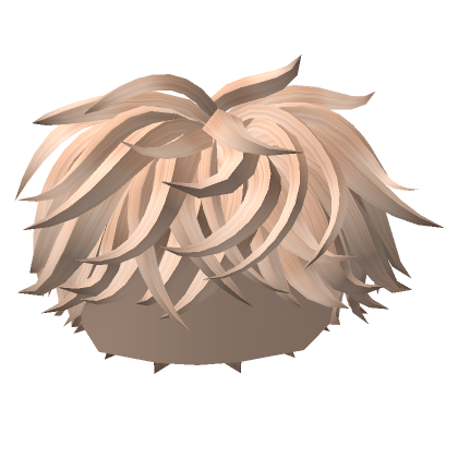 Blonde Fluffy Messy Hair Roblox