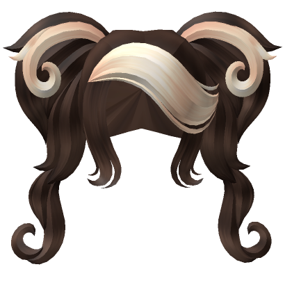 Brown And Blonde Swirly Pigtails Roblox Item Rolimon S
