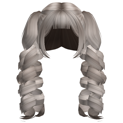 Porcelain Doll Curly Pigtails Ash Blonde Roblox
