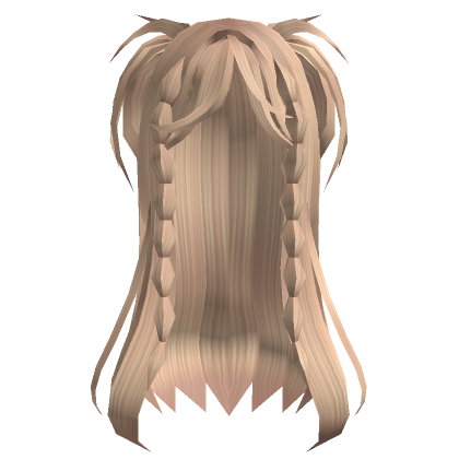 Y2k Messy Half Up Spikey Buns Blonde S Code Price RblxTrade