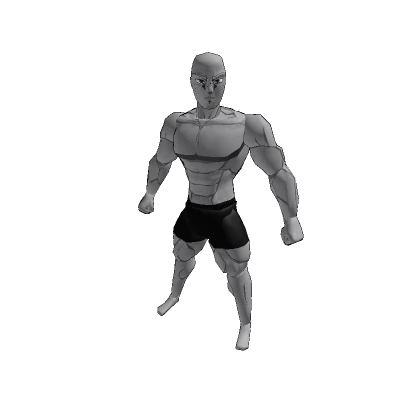 Strong Muscular Bizarre Anime Man Toon Fx Roblox