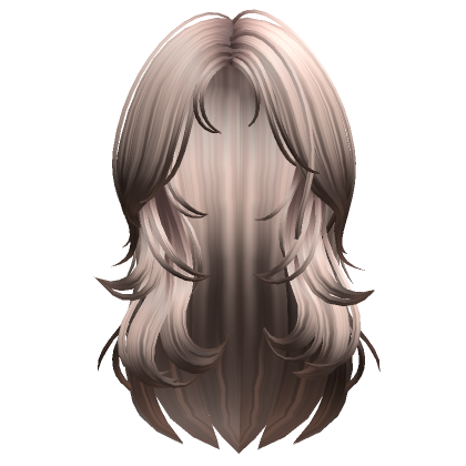 Mermaid Wolfcut Messy Layered Hair Blonde To Brown Roblox