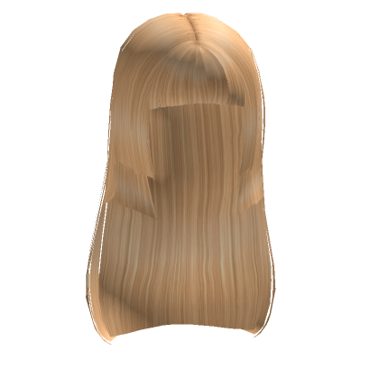Blonde Full Hime Cut Roblox