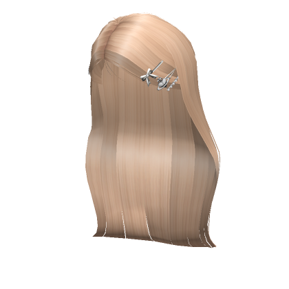 Idol Long Sidepart Hair W Hairclips Blonde Roblox