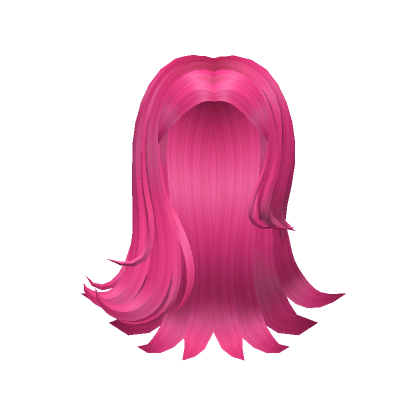 Y2K Preppy Hair Hot Pink Roblox