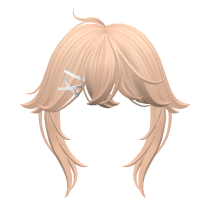 Anime Bangs With Hair Clips Blonde Roblox