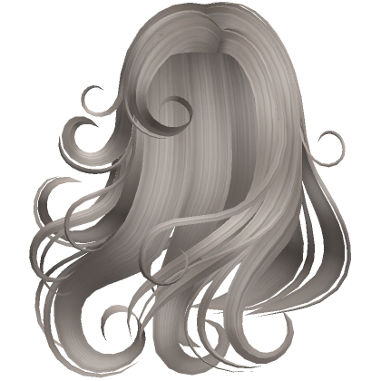 Messy Windy Soft Curls Hair In Ash Blonde Roblox
