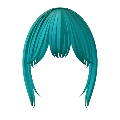 Cyan Cute Bangs S Code Price RblxTrade