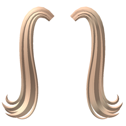 Preppy Girl Pigtail Extensions Blonde Roblox