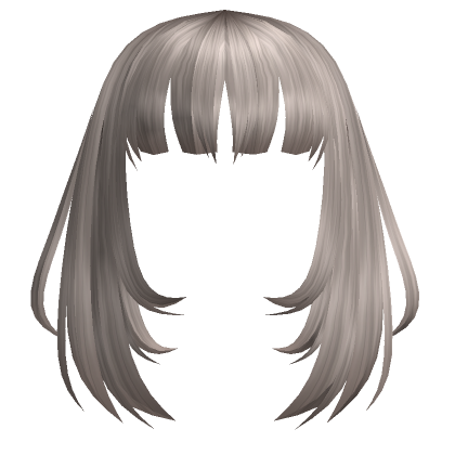 Framed Blunt Bangs In Ash Blonde Roblox
