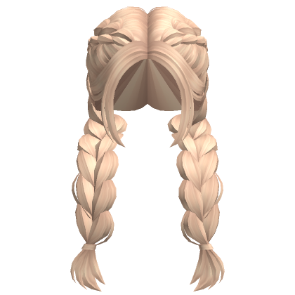 Long Soft Dutch Braid Blonde Roblox
