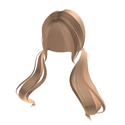 Blonde Low Pigtails Roblox