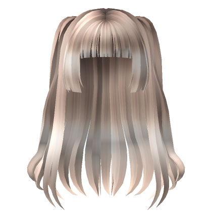 Hime Half Up Pigtails Platinum Blonde Roblox