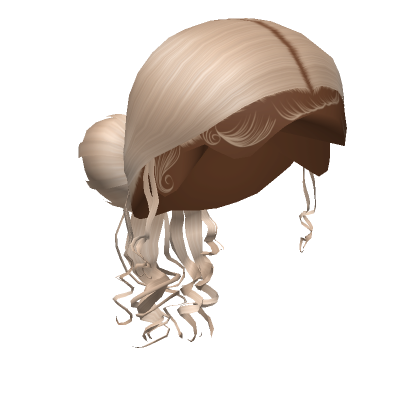 Slick Heart Shaped Low Bun In Blonde Roblox