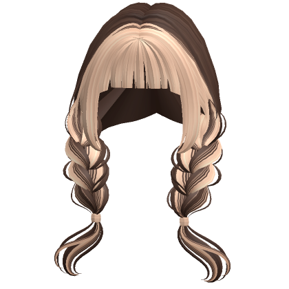 Cottage Core Braids Brown Blonde Roblox