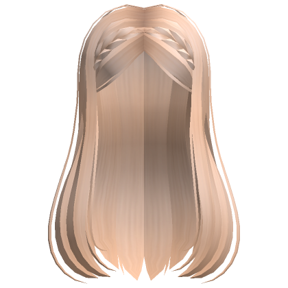 Preppy Braided Straight Hair Blonde Roblox
