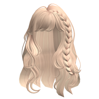 Braided Messy Waves Blonde Roblox