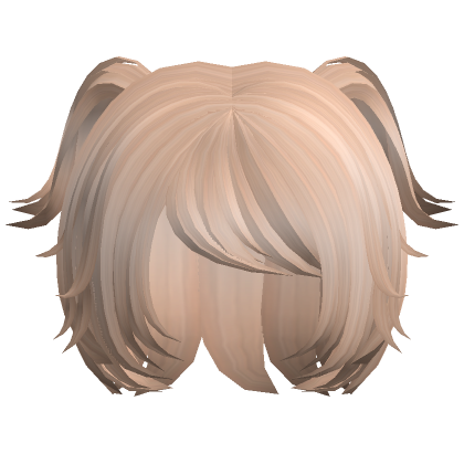 Kawaii Fluffy Bob W Cutesy Pigtails Blonde Roblox